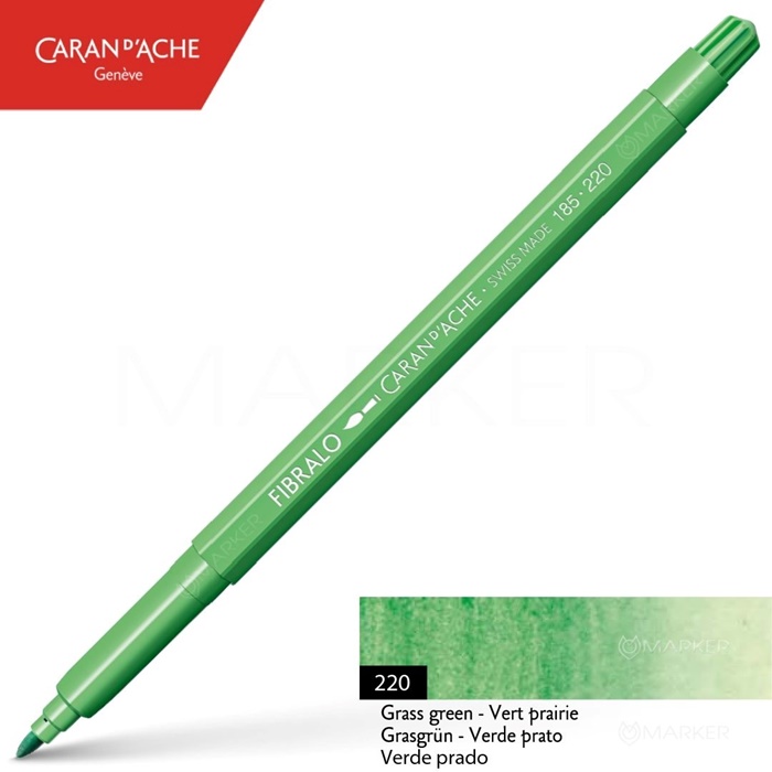 FLOMASTER CARAN D'ACHE FIBRALO 220 GRASS GREEN