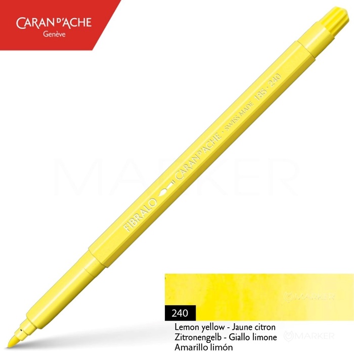 FLOMASTER CARAN D'ACHE FIBRALO 240 LEMON YELLOW