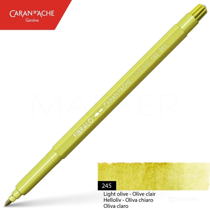 FLOMASTER CARAN D'ACHE FIBRALO 245 LIGHT OLIVE
