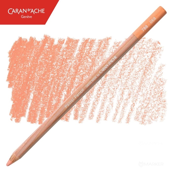 PASTELNA BARVICA CARAN D'ACHE 068 HERCULANUM RED