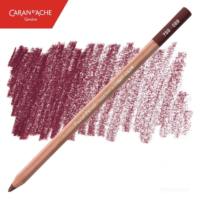 PASTELNA BARVICA CARAN D'ACHE 089 DARK CARMINE