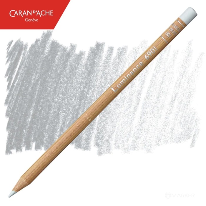 BARVICA CARAN D'ACHE LUMINANCE 6901 002 SILVER GREY