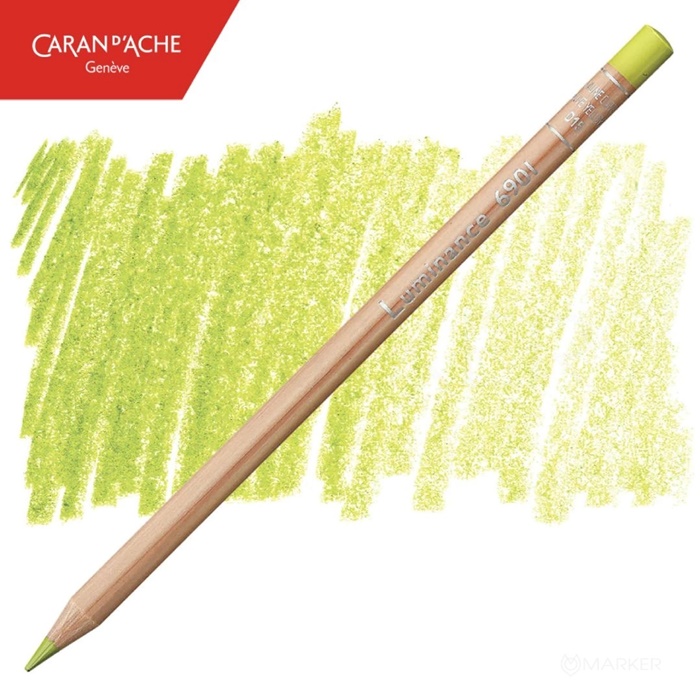 BARVICA CARAN D'ACHE LUMINANCE 6901 015 OLIVE YELLOW