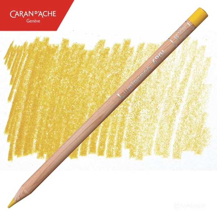 BARVICA CARAN D'ACHE LUMINANCE 6901 034 YELLOW OCHRE