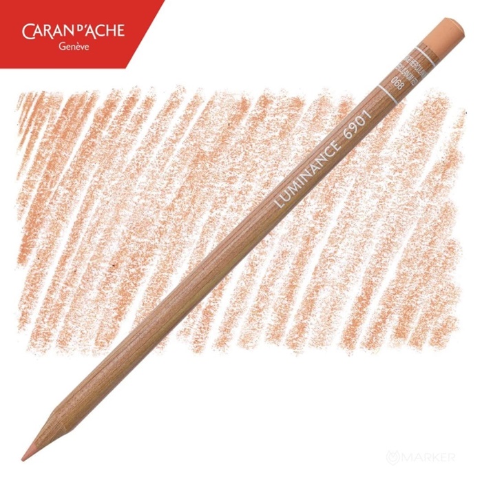 BARVICA CARAN D'ACHE LUMINANCE 6901 068 HERCULANUM RED