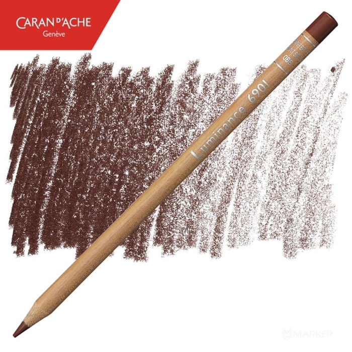 BARVICA CARAN D'ACHE LUMINANCE 6901 069 BURNT SIENNA