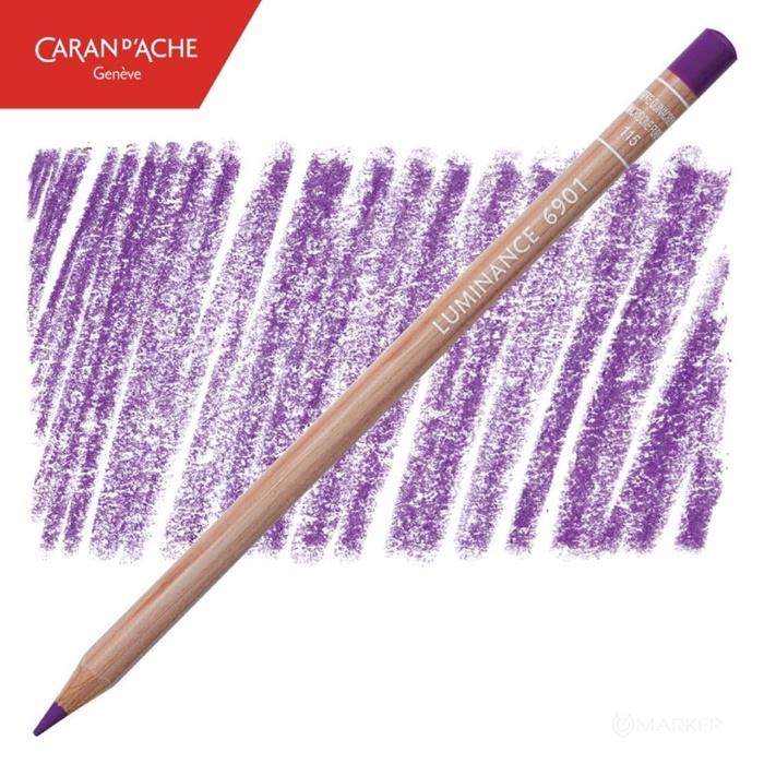 BARVICA CARAN D'ACHE LUMINANCE 6901 115 QUINACRIDONE PURPLE