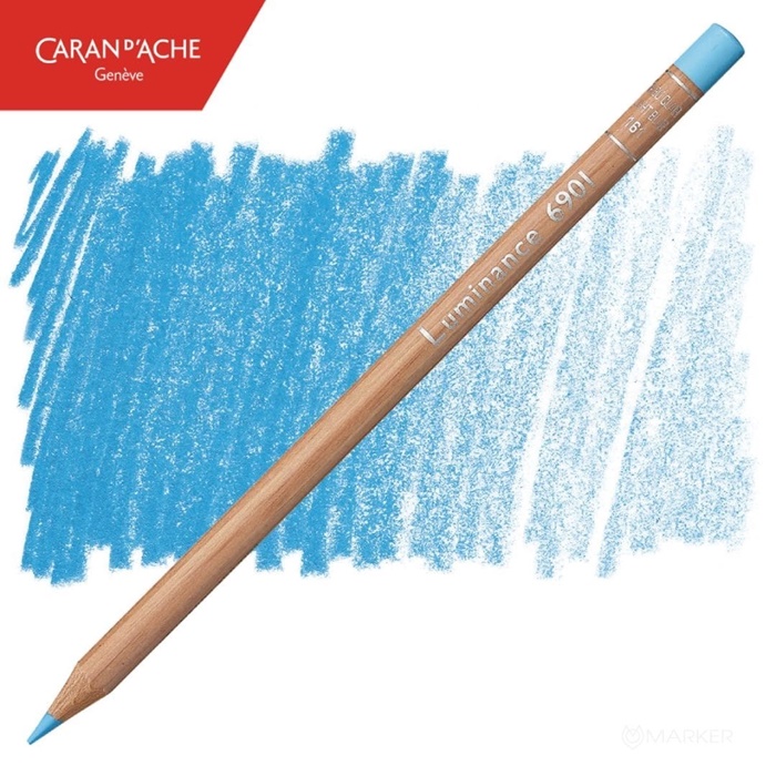 BARVICA CARAN D'ACHE LUMINANCE 6901 161 LIGHT BLUE