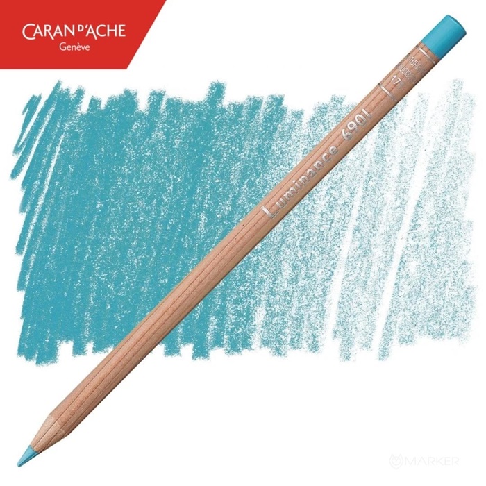 BARVICA CARAN D'ACHE LUMINANCE 6901 171 TURQUOISE BLUE