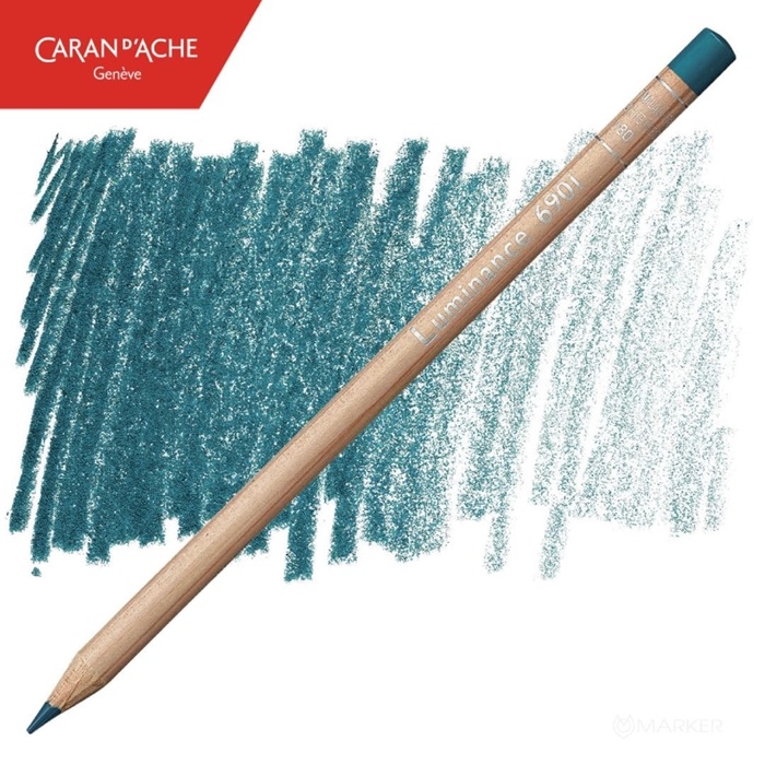 BARVICA CARAN D'ACHE LUMINANCE 6901 180 MALACHITE GREEN