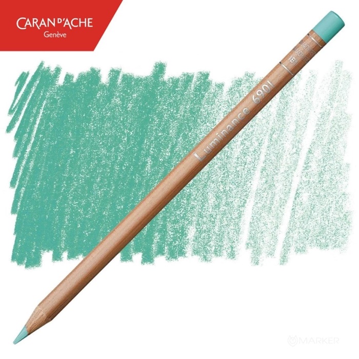 BARVICA CARAN D'ACHE LUMINANCE 6901 181 LIGHT MALACHITE GREEN