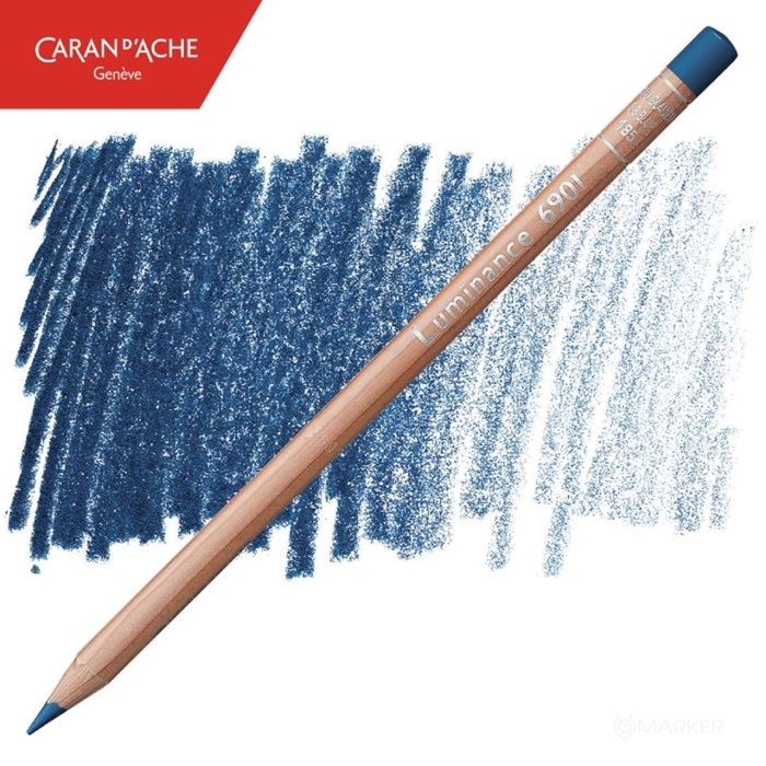 BARVICA CARAN D'ACHE LUMINANCE 6901 185 ICE BLUE