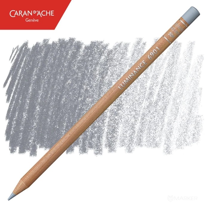 BARVICA CARAN D'ACHE LUMINANCE 6901 504 PAYNES GREY 30%