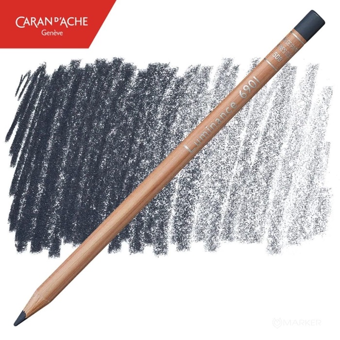BARVICA CARAN D'ACHE LUMINANCE 6901 508 PAYNES GREY