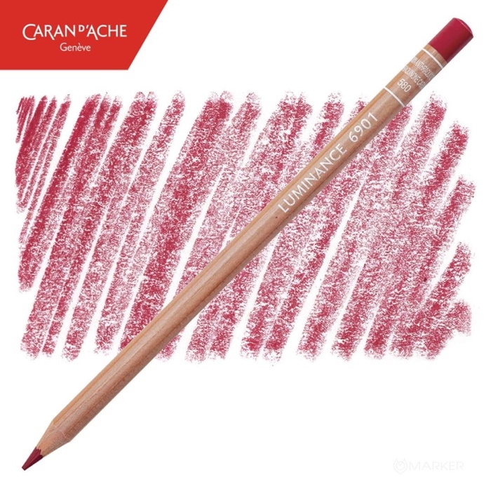 BARVICA CARAN D'ACHE LUMINANCE 6901 580 ANTHRAQUINONE CARMINE