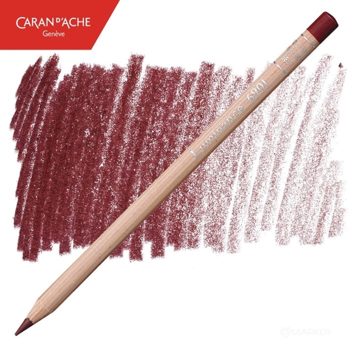 BARVICA CARAN D'ACHE LUMINANCE 6901 585 PERYLENE BROWN