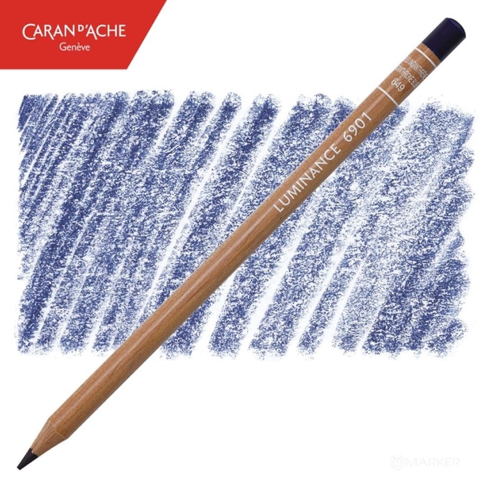 BARVICA CARAN D'ACHE LUMINANCE 6901 649 NDANTHRONE BLUE
