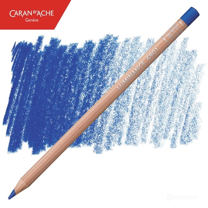 BARVICA CARAN D'ACHE LUMINANCE 6901 660 MIDDLE COBALT BLUE (HUE)