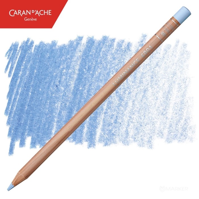 BARVICA CARAN D'ACHE LUMINANCE 6901 661 LIGHT COBALT BLUE