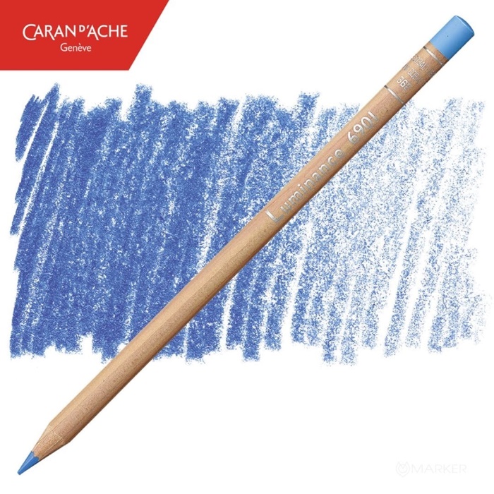 BARVICA CARAN D'ACHE LUMINANCE 6901 662 GENUINE COBALT BLUE