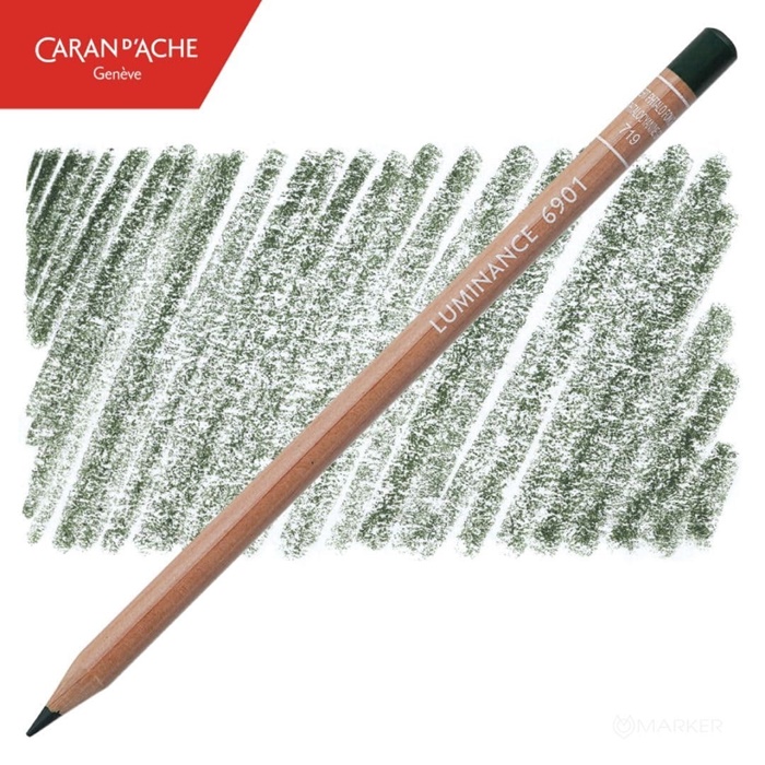 BARVICA CARAN D'ACHE LUMINANCE 6901 719 DARK PHTALOCYANINE GREEN