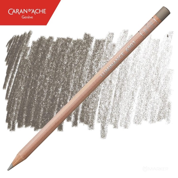 BARVICA CARAN D'ACHE LUMINANCE 6901 803 FRENCH GREY 30%