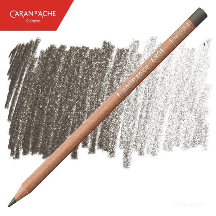 BARVICA CARAN D'ACHE LUMINANCE 6901 808 FRENCH GREY