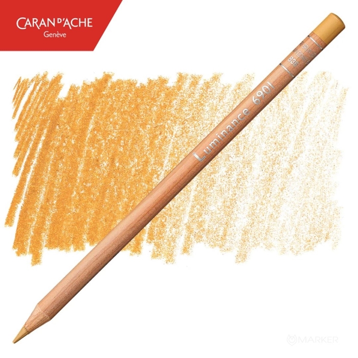 BARVICA CARAN D'ACHE LUMINANCE 6901 836 BROWN OCHRE 50%