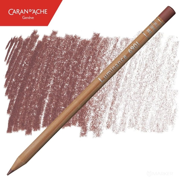 BARVICA CARAN D'ACHE LUMINANCE 6901 866 BURNT SIENNA 50%