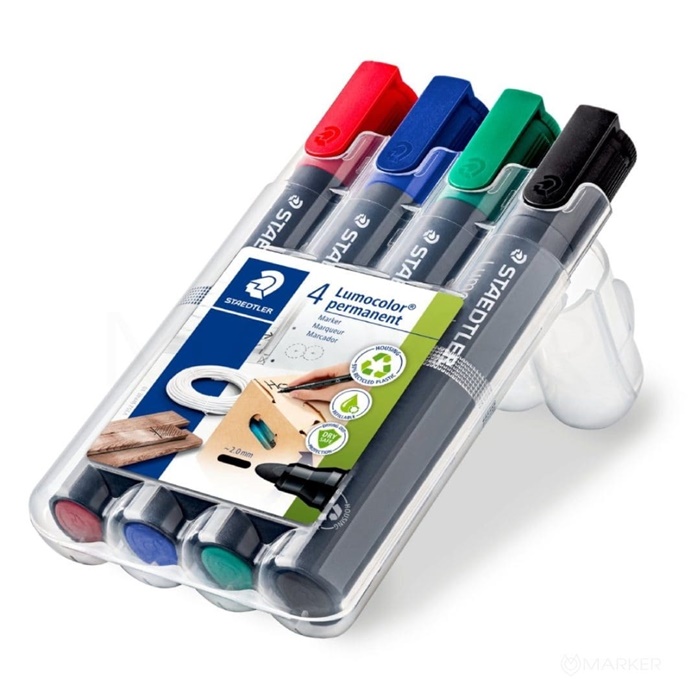 MARKER LUMOCOLOR 352 WP4 ETUI 4/1
