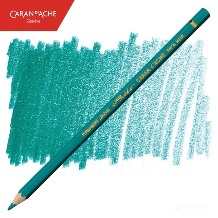 BARVICA CARAN D'ACHE PABLO 190 GRENNISH BLUE