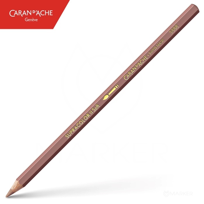 BARVICA CARAN D'ACHE SUPRACOLOR AKVALER 043 BROWN ORANGE