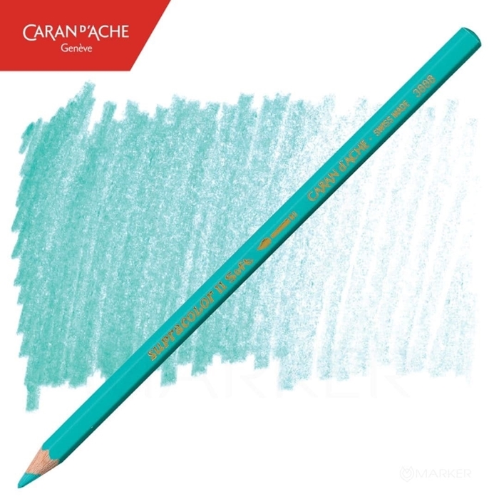 BARVICA CARAN D'ACHE SUPRACOLOR AKVAREL 191 TURQUOISE GREEN