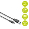 USB-C NA USB-A KABEL GOOBAY 3.0 3M ČRN