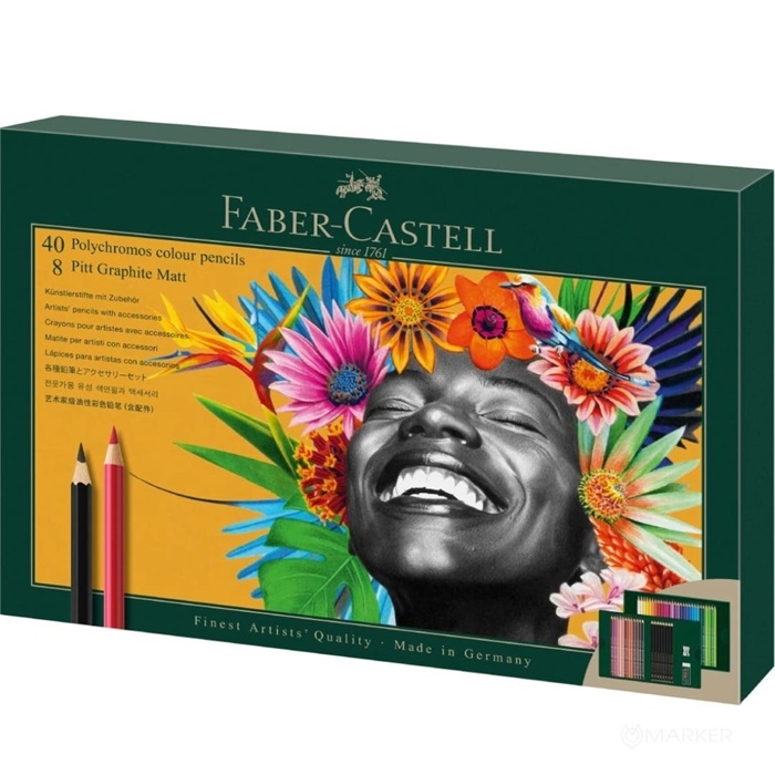 BARVICE POLYCHROMOS PITT GRAPHITE MAT 40+8/1