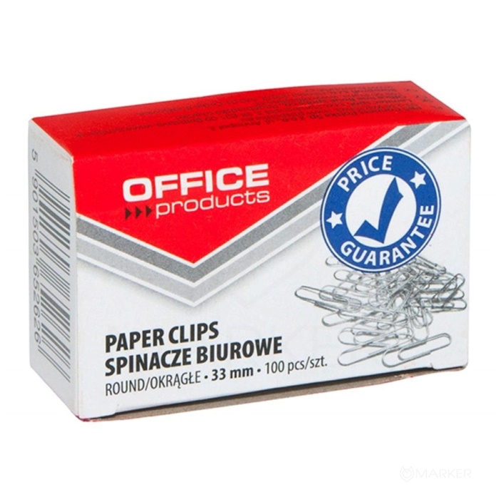 PAPIRNE SPONKE OFFICE 33MM 100/1