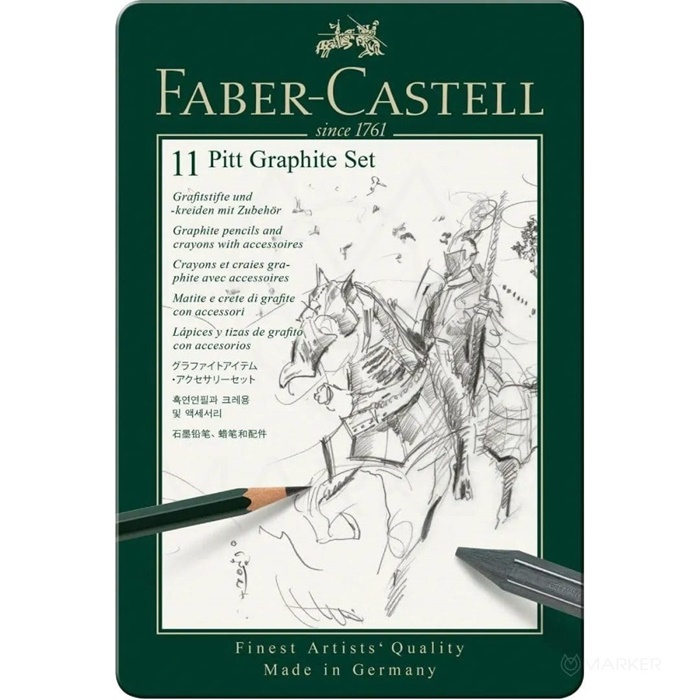 GRAFITNI SVINČNIK FABER CASTELL PIT GRAPHITE MMONOCROME 11/1