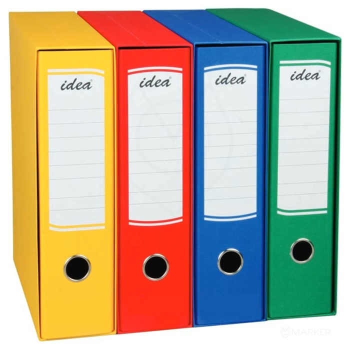 REGISTRATOR V ŠKATLI A4 IDEA ŠIROK RDEČ