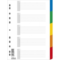 LOČILNI LISTI A4 REGISTER PP BARVNI 5/1