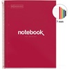 ZVEZEK A4 NOTEBOOK TP ČRTAST 120L RDEČ