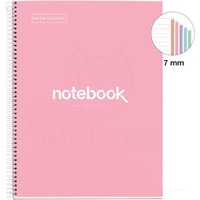 ZVEZEK A4 NOTEBOOK TP ČRTAST 120L ROZA