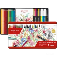 CARAN D'ACHE MIXED MEDIA BOTANICAL SET BY JULIE THOMAS 24/1