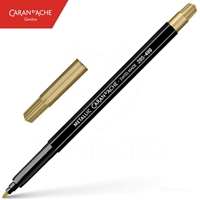 FLOMASTER CARAN D'ACHE FIBRALO METALIC GOLD