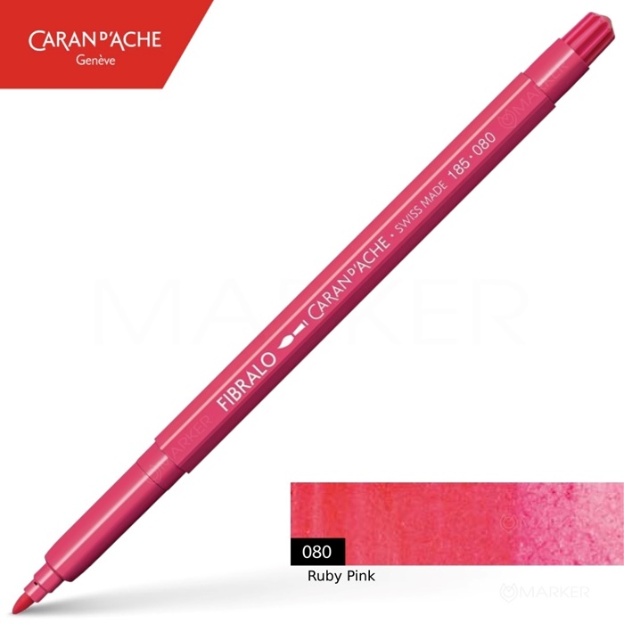 FLOMASTER CARAN D'ACHE FIBRALO 080 RUBY PINK