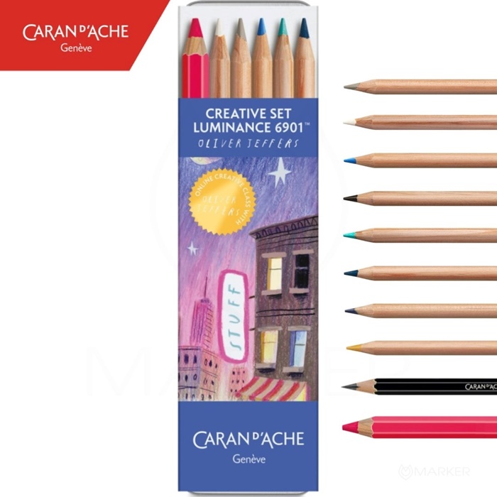 CARAN D'ACHE CREATIVE SET LUMINANCE 6901 OLIVER JEFFERS 11/1