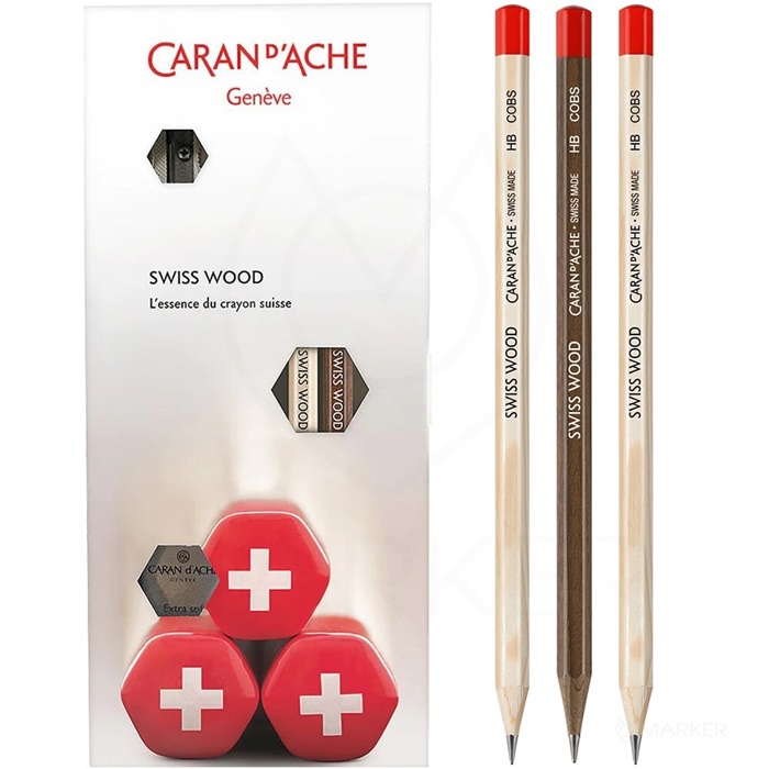 CARAN D’ACHE SWISS WOOD SET 5/1