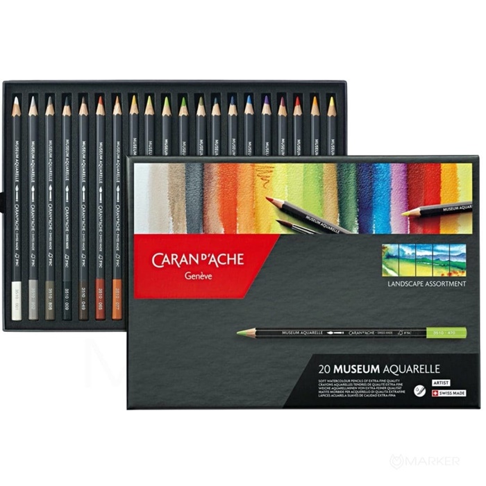 CARAN D'ACHE MUSEUM LANDSCAPE SET 20 BARV