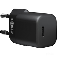 NAPAJALNI ADAPTER 30W USB-C PD FAST CHARGER ČRN