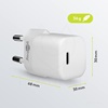 NAPAJALNI ADAPTER 30W USB-C PD FAST CHARGER BEL