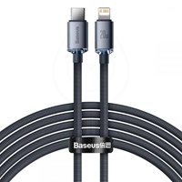 USB-C NA LIGHTNING KABL 2M 20W CAJY PLETEN ČRN